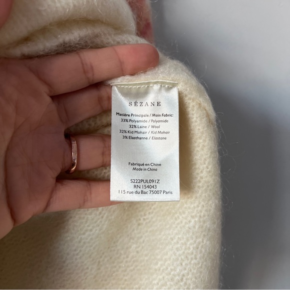 Sezane Malory Jumper in Painted Flowers size XXS - Picture 5 of 7